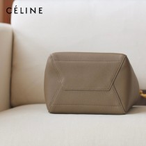 CELINE塞琳原單 632  大號SANGLE BUCKET 柔軟粒面小牛皮水桶包