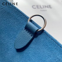 CELINE塞琳原單 650 SANGLE BUCKET小號柔軟粒面小牛皮小號水桶包
