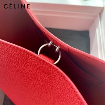 CELINE塞琳原單 650 SANGLE BUCKET小號柔軟粒面小牛皮小號水桶包