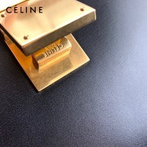 CELINE塞琳原單  CLASSIC 中號 細橫紋小牛皮小號豆腐包
