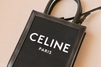 CELINE塞琳原單 706 CABAS 迷妳CELINE印花人造革牛皮革豎款手袋