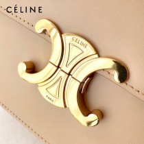 CELINE塞琳原單 666 TRIOMPHE 中號凱旋門 小牛皮肩背包郵差包