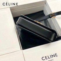 CELINE塞琳原單 666 TRIOMPHE 中號凱旋門 小牛皮肩背包郵差包
