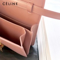 CELINE塞琳原單  Box Teen 拋光小牛皮小號豆腐包