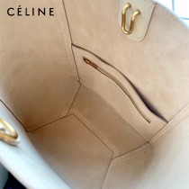 CELINE塞琳原單 650 SANGLE BUCKET小號柔軟粒面小牛皮小號水桶包