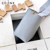 CELINE塞琳原單 650 SANGLE BUCKET小號柔軟粒面小牛皮小號水桶包