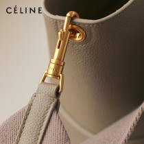 CELINE塞琳原單 632  大號SANGLE BUCKET 柔軟粒面小牛皮水桶包