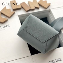CELINE塞琳原單 650 SANGLE BUCKET小號柔軟粒面小牛皮小號水桶包