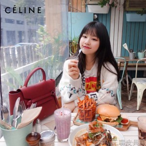 CELINE塞琳原單620-1 BELT MICRO 中號 粒面小牛皮斜挎手提手袋