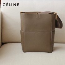 CELINE塞琳原單 632  大號SANGLE BUCKET 柔軟粒面小牛皮水桶包