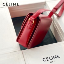CELINE塞琳原單 666 TRIOMPHE 中號凱旋門 小牛皮肩背包郵差包