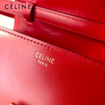 CELINE塞琳原單  Box Teen 拋光小牛皮小號豆腐包