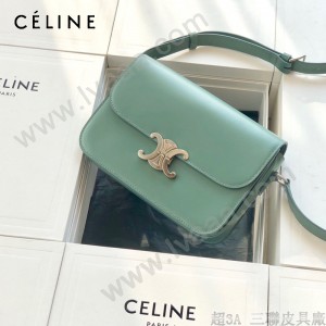 CELINE塞琳原單 666 TRIOMPHE 中號凱旋門 小牛皮肩背包郵差包