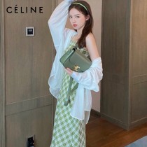 CELINE塞琳原單 666 TRIOMPHE 中號凱旋門 小牛皮肩背包郵差包