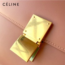 CELINE塞琳原單  CLASSIC 中號 細橫紋小牛皮小號豆腐包