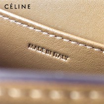 CELINE塞琳原單  Box Teen 拋光小牛皮小號豆腐包