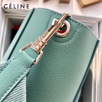 CELINE塞琳原單 650 SANGLE BUCKET小號柔軟粒面小牛皮小號水桶包