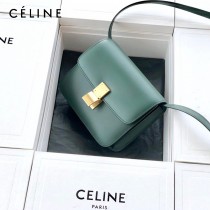 CELINE塞琳原單  Box Teen 拋光小牛皮小號豆腐包