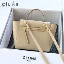 CELINE塞琳原單620-1 BELT MICRO 中號 粒面小牛皮斜挎手提手袋
