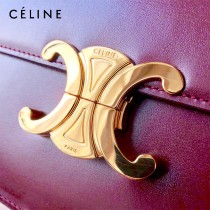 CELINE塞琳原單 666 TRIOMPHE 凱旋門中號 小牛皮肩背包郵差包