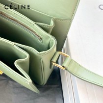 CELINE塞琳原單 666 TRIOMPHE 中號凱旋門 小牛皮肩背包郵差包