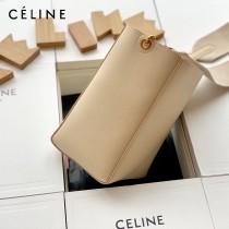 CELINE塞琳原單 650 SANGLE BUCKET小號柔軟粒面小牛皮小號水桶包