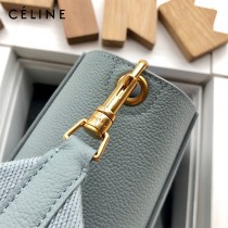 CELINE塞琳原單 650 SANGLE BUCKET小號柔軟粒面小牛皮小號水桶包