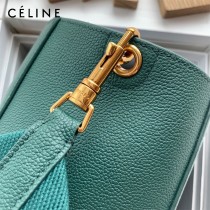 CELINE塞琳原單 650 SANGLE BUCKET小號柔軟粒面小牛皮小號水桶包