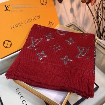 LV路易威登新款針織金銀字系列小圍巾 披肩