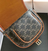 CELINE塞琳原單 684   FOLCO TRIOMPHE帆布中號老花手袋