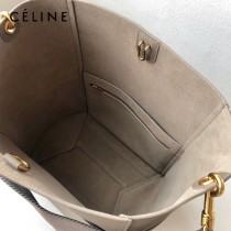 CELINE塞琳原單 632  大號SANGLE BUCKET 柔軟粒面小牛皮水桶包