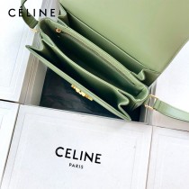 CELINE塞琳原單 666 TRIOMPHE 中號凱旋門 小牛皮肩背包郵差包