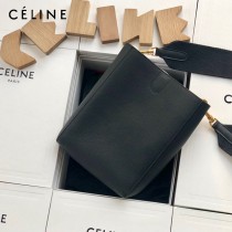 CELINE塞琳原單 650 SANGLE BUCKET小號柔軟粒面小牛皮小號水桶包