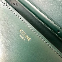 CELINE塞琳原單  CLASSIC 中號 細橫紋小牛皮小號豆腐包