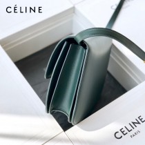 CELINE塞琳原單  CLASSIC 中號 細橫紋小牛皮小號豆腐包