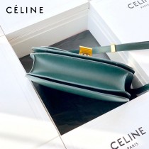 CELINE塞琳原單  CLASSIC 中號 細橫紋小牛皮小號豆腐包