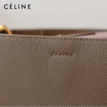 CELINE塞琳原單 650 SANGLE BUCKET小號柔軟粒面小牛皮小號水桶包
