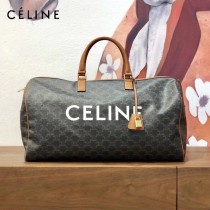 CELINE塞琳原單693 VOYAGE TRIOMPHE帆布大號手袋旅行袋