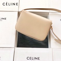 CELINE塞琳原單 666 TRIOMPHE 中號凱旋門 小牛皮肩背包郵差包