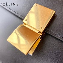 CELINE塞琳原單  CLASSIC 中號 細橫紋小牛皮小號豆腐包