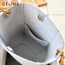 CELINE塞琳原單 650 SANGLE BUCKET小號柔軟粒面小牛皮小號水桶包