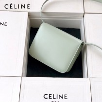 CELINE塞琳原單  Box Teen 拋光小牛皮小號豆腐包