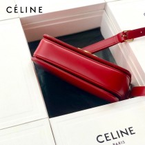 CELINE塞琳原單 666 TRIOMPHE 中號凱旋門 小牛皮肩背包郵差包