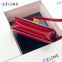 CELINE塞琳原單  CLASSIC 中號 細橫紋小牛皮小號豆腐包