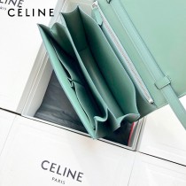 CELINE塞琳原單  CLASSIC 中號 細橫紋小牛皮小號豆腐包