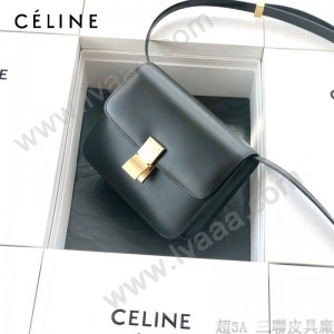 CELINE塞琳原單  Box Teen 拋光小牛皮小號豆腐包