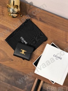 CELINE塞琳原單  小號翻蓋錢包