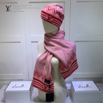 LV路易威登LouisVuitton官網新品羊毛羊絨套裝系列帽子 圍巾