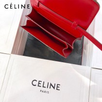 CELINE塞琳原單  Box Teen 拋光小牛皮小號豆腐包