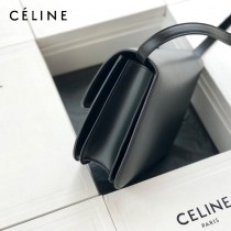 CELINE塞琳原單  CLASSIC 中號 細橫紋小牛皮小號豆腐包